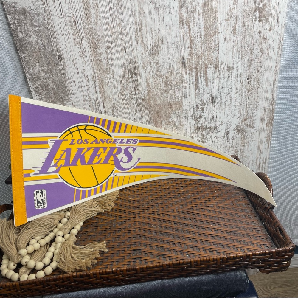 Vintage Los Angeles Lakers NFL Pennant